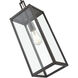 Atless 1 Light 7 inch Powder Coated Bronze Outdoor Pendant
